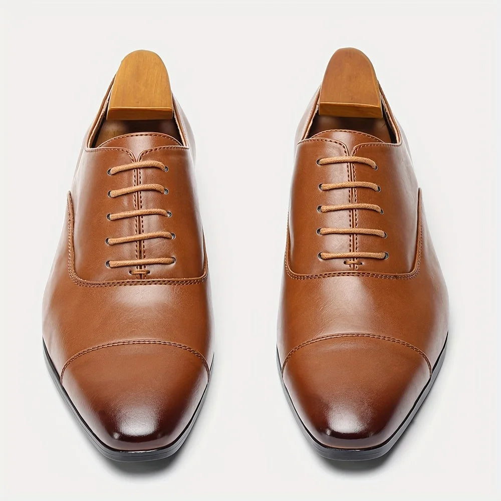 Leather Shoes For Men Gentleman'S Stylish Comfortable Business Formal Shoes Men