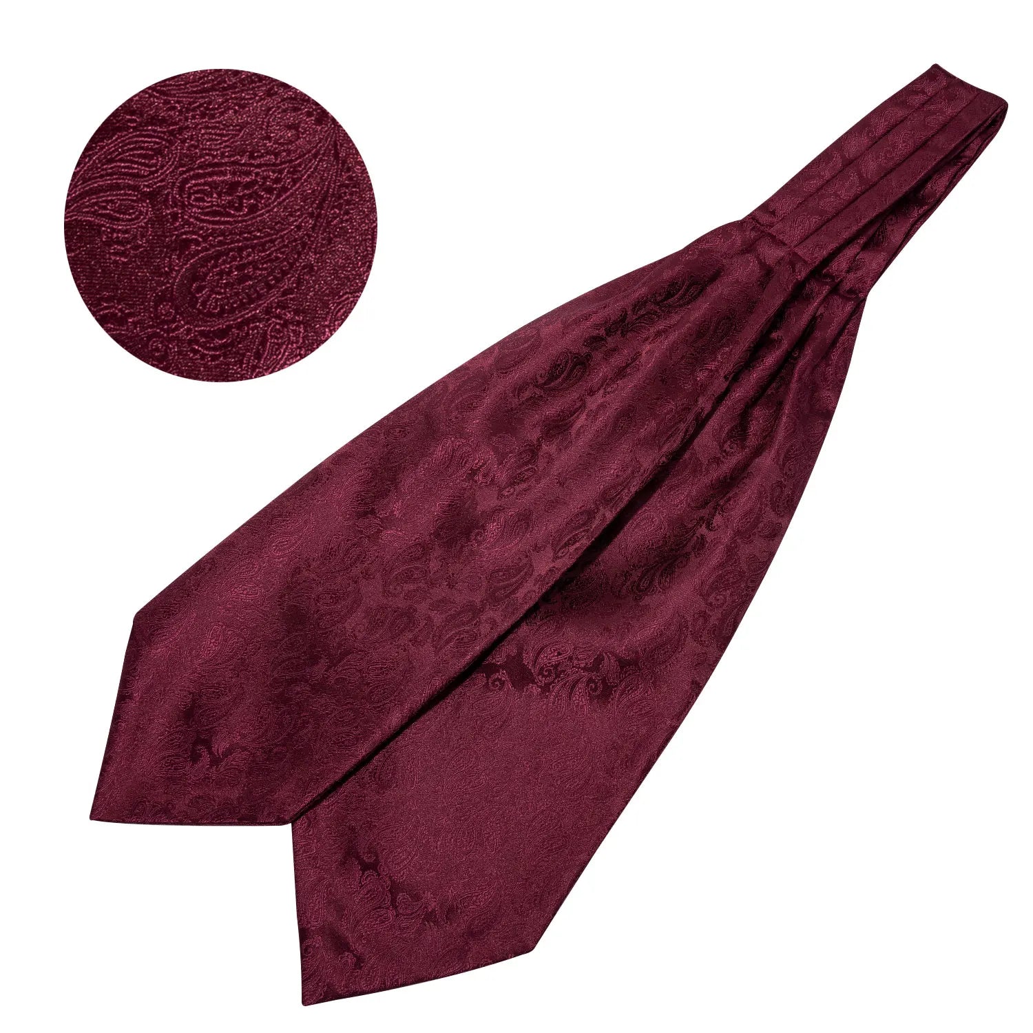 Hi-Tie Mens Ascot Black Pink Blue Red Gold Green Purple White Cravat Tie Hanky Cufflinks for Male Wedding Business Prom