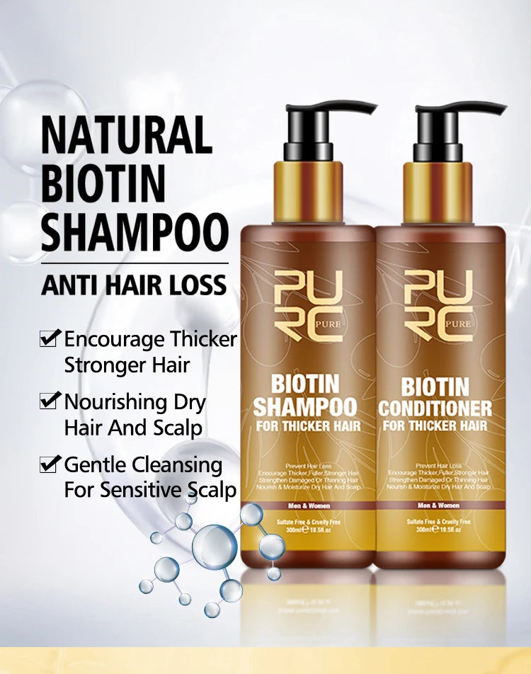 Biotin Prevent Hair Loss Shampoo And Conditioner Growth Oil Treatment For Hair Fast Regrowth Care Beard Hair Beauty Health Care