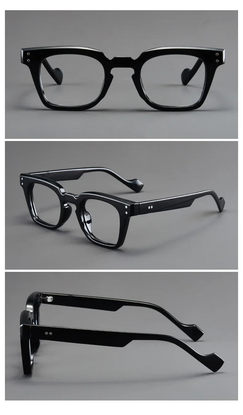 Men Square Reading Glasses Anti Blue Light Eyewear Trend Ultra-lightweight Round Frame Women Presbyopic Eyeglasses Frame Unisex