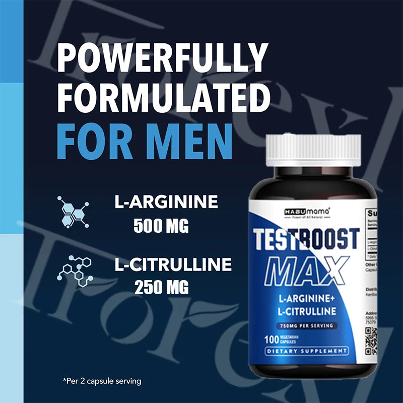 Men Enhancing Supplement,L-Arginine L-Citrulline Complex ,Supports Physical Performance & Confidence,Lasting Results