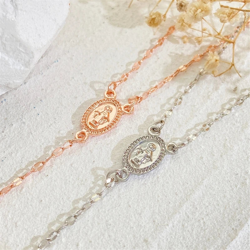 Religious Crosses Necklace Gothic Styles Clavicle Chains Vintage Crucifix Pendant Neckchains Handmade Party GIfts for Women Girl
