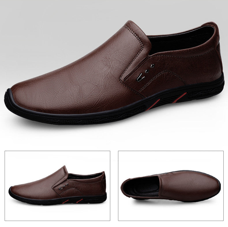 Leather Men Casual Shoes Breathable Soft Sole Office Loafers Shoes Men Designer Shoes Men Italian Brand Moccasins Zapatos Hombre