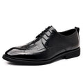Luxury Brand Men's Glossy Leather Shoes High-end Banquet Dress Shoes Office Men's Pointed Business Shoes High-quality Versatile