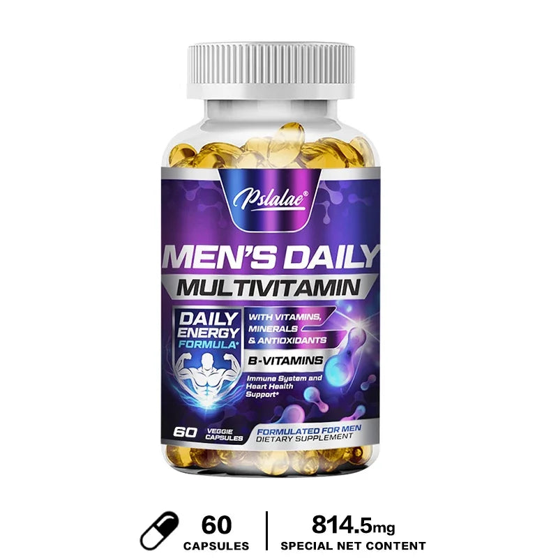 Men's Multivitamin Supplement-Daily Multivitamins and Nutrients To Support A Healthy,Active Lifestyle,Energy,Heart,Brain Health