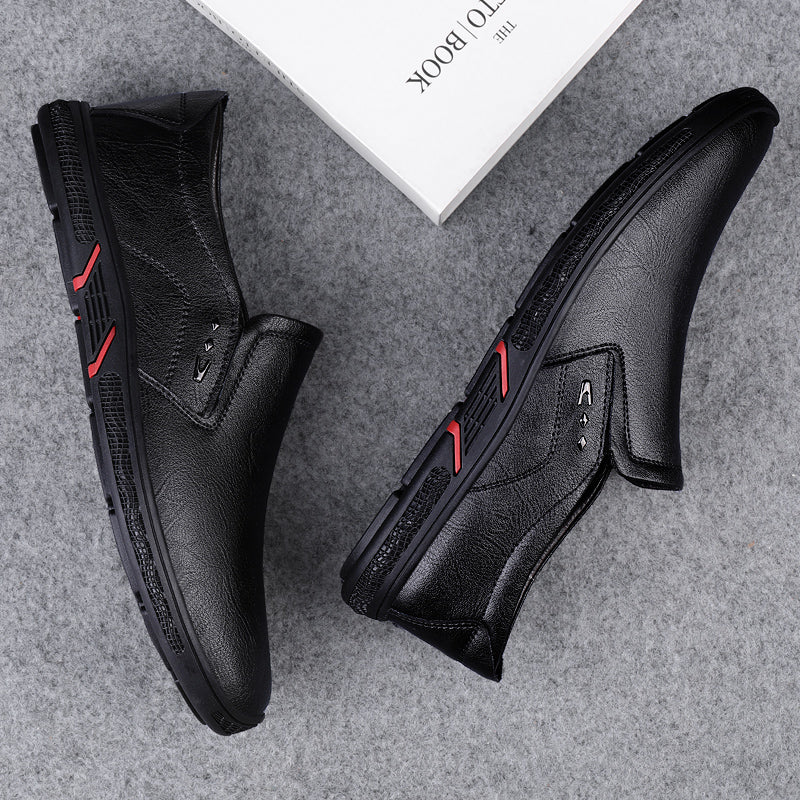 Leather Men Casual Shoes Breathable Soft Sole Office Loafers Shoes Men Designer Shoes Men Italian Brand Moccasins Zapatos Hombre