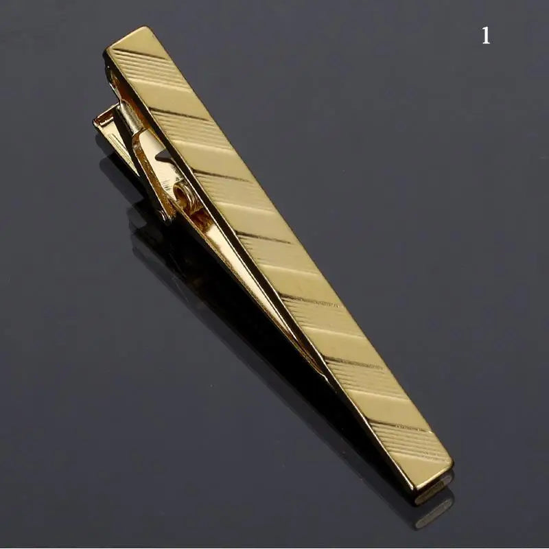 New Classic Men Tie Clip Simple Fashion Metal Necktie Daily Business Wedding Ceremony Tie Clip Pin Men Jewelry Accessories Gift
