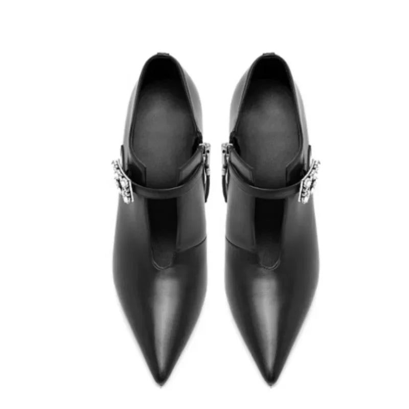 European American Fashion Black Women High-heeled Shoes Bridal Wedding Dress Banquet Fashion Party Sexy Single Shoes Size 35-45