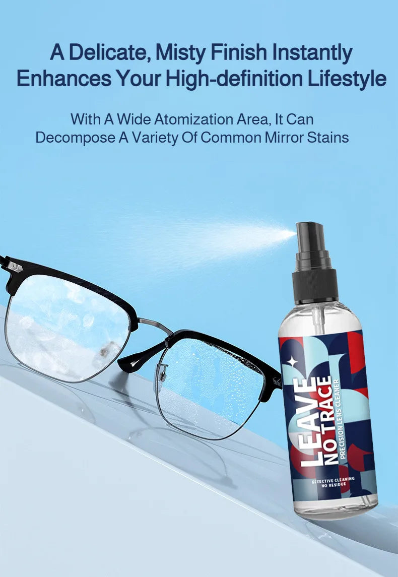 Eyeglass cleaning solution, eyeglass care liquid, frame and lens cleaner, computer screen cleaner