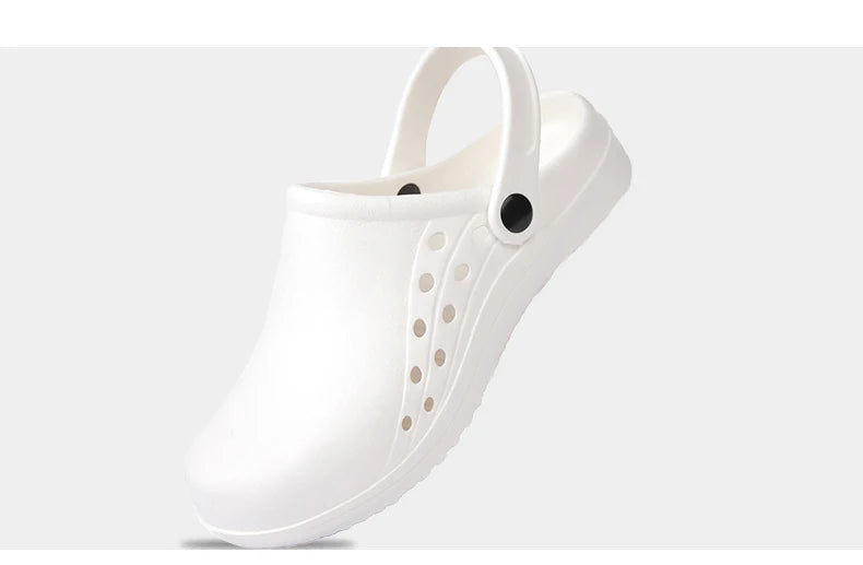 Unisex Scrub Clogs Nurse Medical Shoes EVA Ultra Light Anti Slip On Hospital Doctor Slippers Sandal Nursing Clog X06