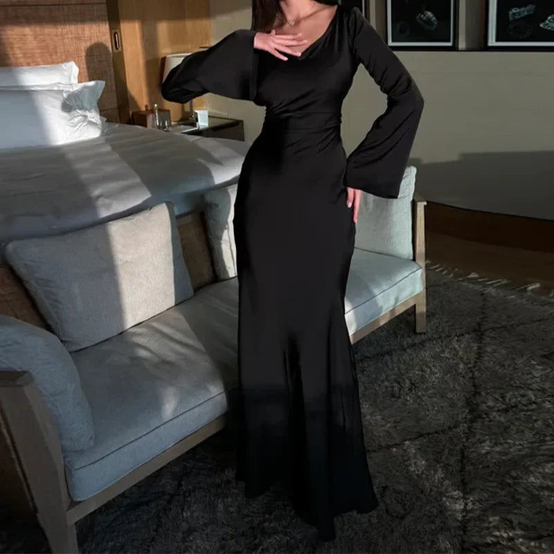 Party Dress for Women Abaya Morocco Eid Muslim Dresses Ramadan Slim Fit  Abayas Kaftan Elegant Black Dubai Arab Long Robe 2025