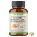 1000mg Organic Cordyceps Sinensis Extract, Sports Nutrition Supplement, Enhances Energy, Endurance, and Immunity, 120 Capsules