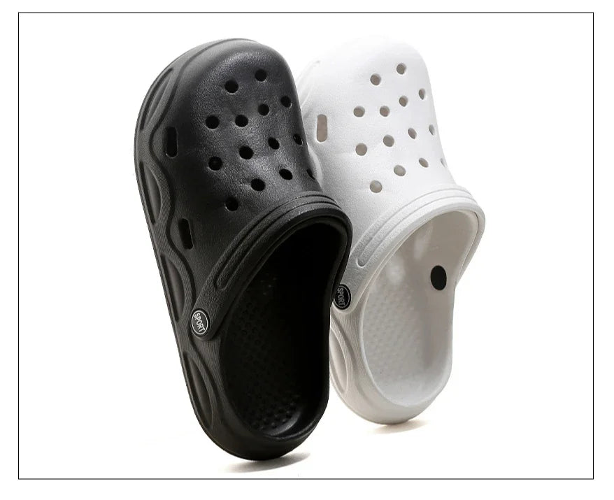Fashion Sandals Waterproof Slippers Women men Shoes Summer Outdoor Slides Soft Sole Garden Shoes Indoor Nursing Clogs Sandals