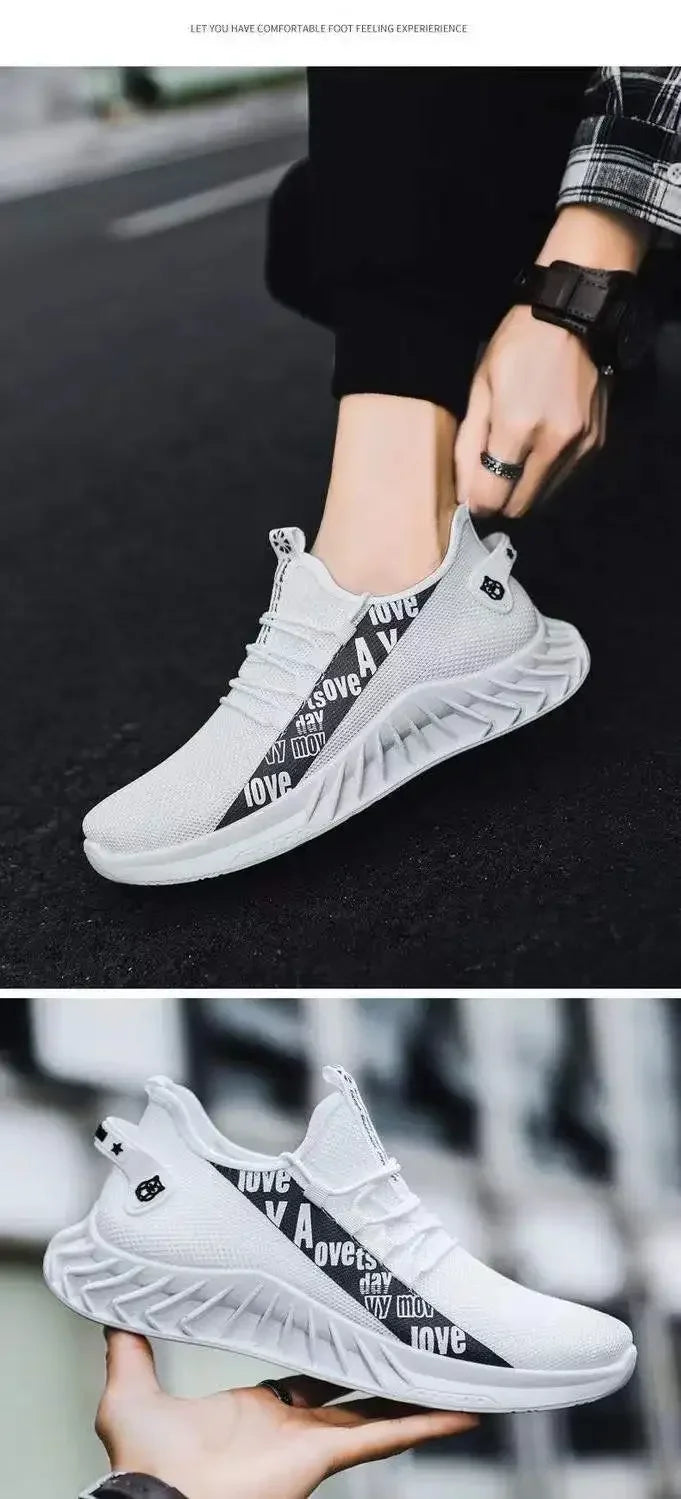 Sneakers for Men Fashion Men's Casual Sneakers Comfortable Breathable Running Tennis Shoes Zapatillas De Hombre