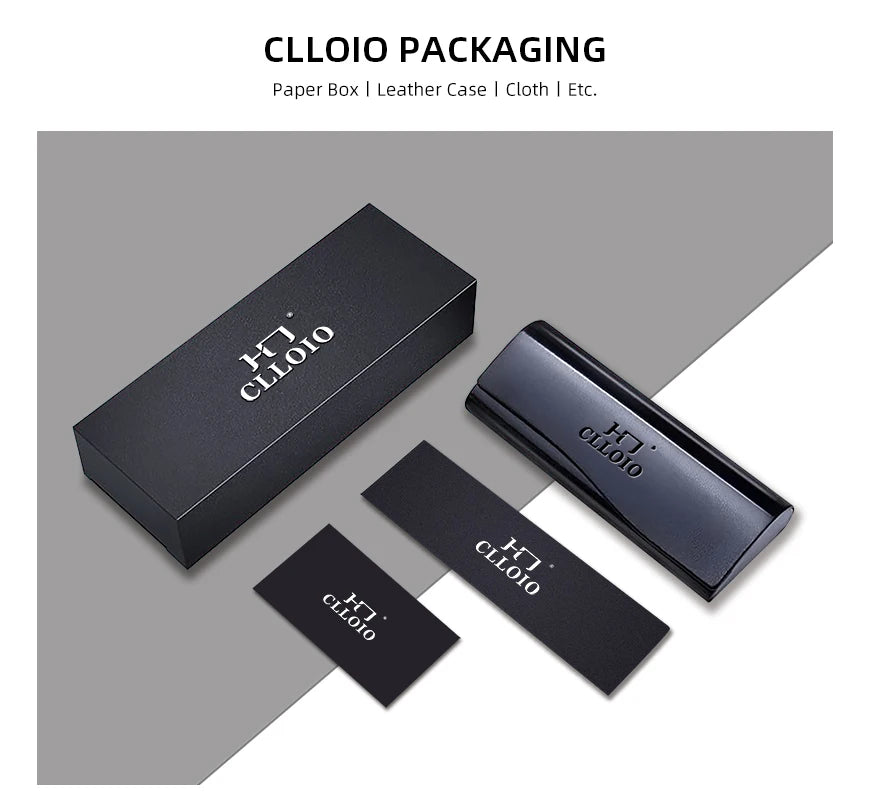 CLLOIO New Style Men Reading Glasses Women Fashion Anti Blue Ray Myopia Glasses Customizable Prescription Optical Eyewear Frames