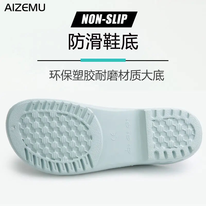 Nurse Shoes Woman Summer Clogs Surgical Shoes Non-slip Operating Room Slipper Lab Slipper Medical shoes for men Breathable