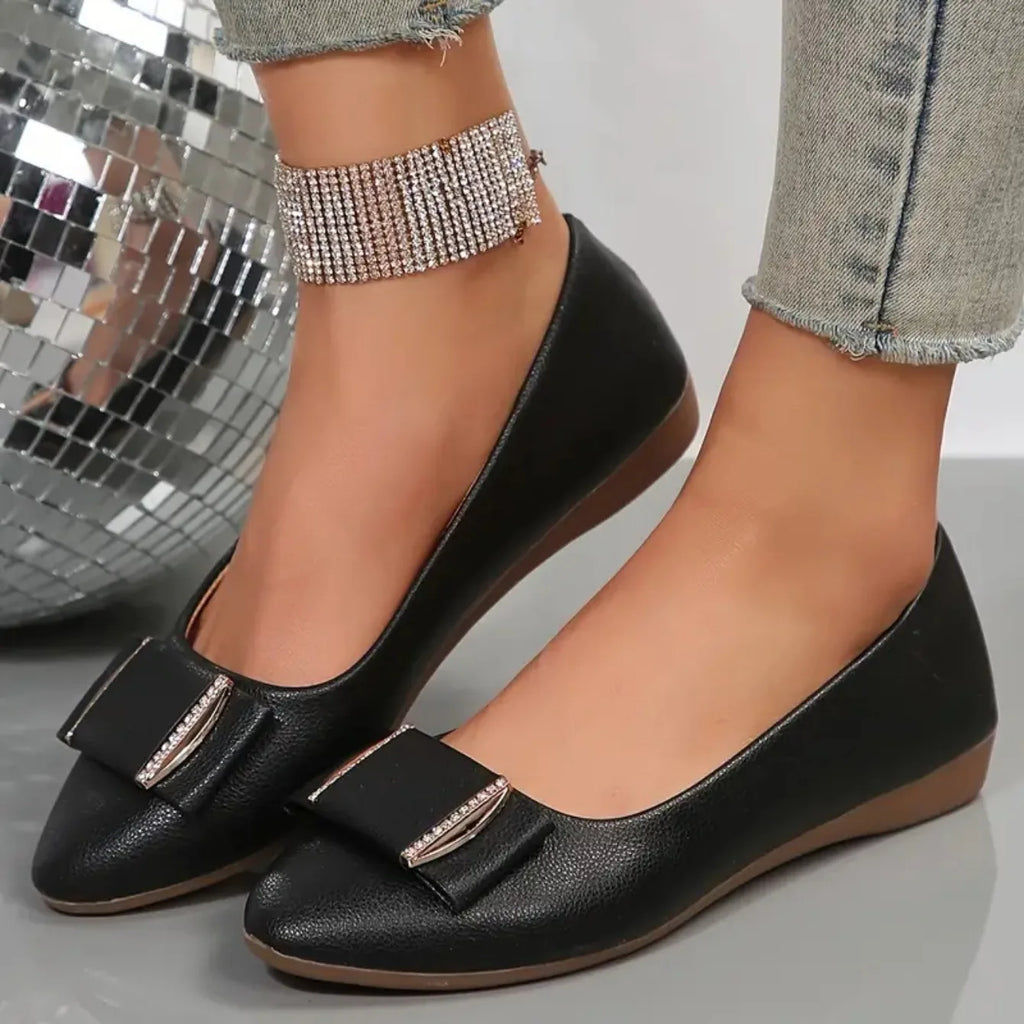 2024 Women Trend Flat New Casual Lightweight Office Dress Shoes Women Baotou Slip on Comfortable Elegant Loafers Shoes for Women