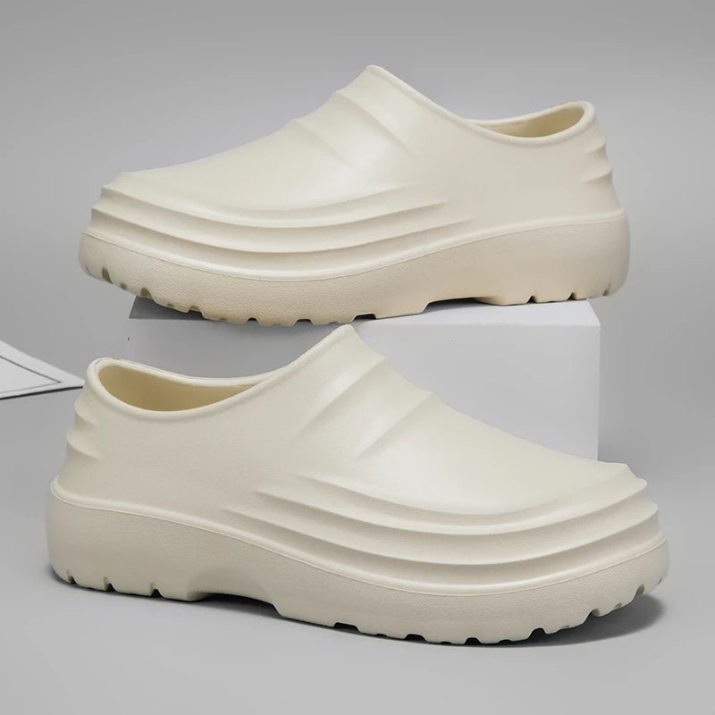 Women's and men's Waterproof Shoes for Summer Spring and Autumn Couple's Kitchen Chef Shoes Nurse Teacher work shoes Man Sandals