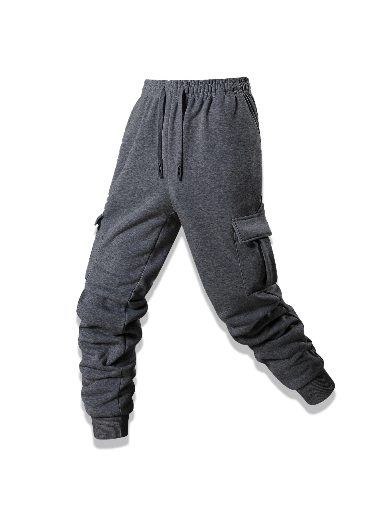 2025 New Men's Joggers Pants Loose Drawstring Long Pants Men Multi-pocket Sweatpants Casual Cargo Trousers For Men Fitness