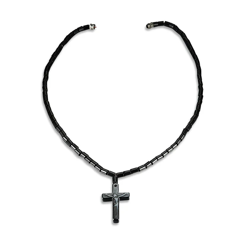 HipHop Fashion Cross Necklace For Women Crystal Zircon Men Necklace  Metal Chains Choker Jesus Pendants Jewelry Gift