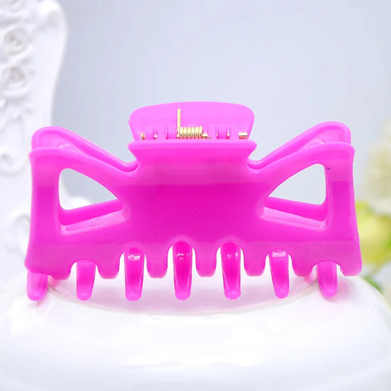 Women Hair Clip  Hairpins Candy colors Women Hair Crab Hair Claws Women Make UP Washing Tool Hair Accessories  7cm *3.5cm