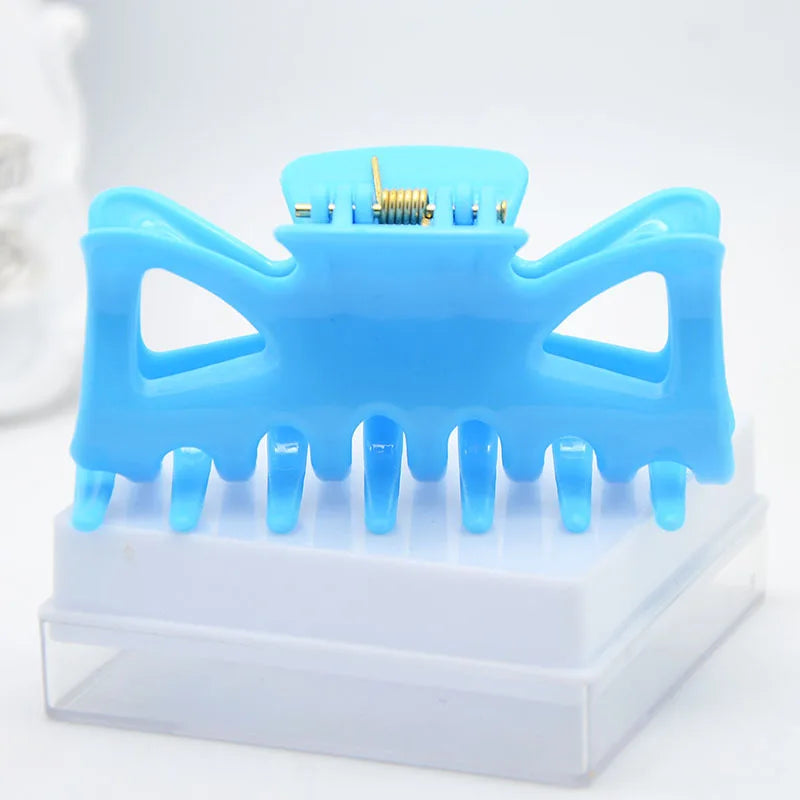Women Hair Clip  Hairpins Candy colors Women Hair Crab Hair Claws Women Make UP Washing Tool Hair Accessories  7cm *3.5cm