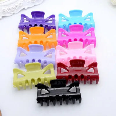 Women Hair Clip  Hairpins Candy colors Women Hair Crab Hair Claws Women Make UP Washing Tool Hair Accessories  7cm *3.5cm
