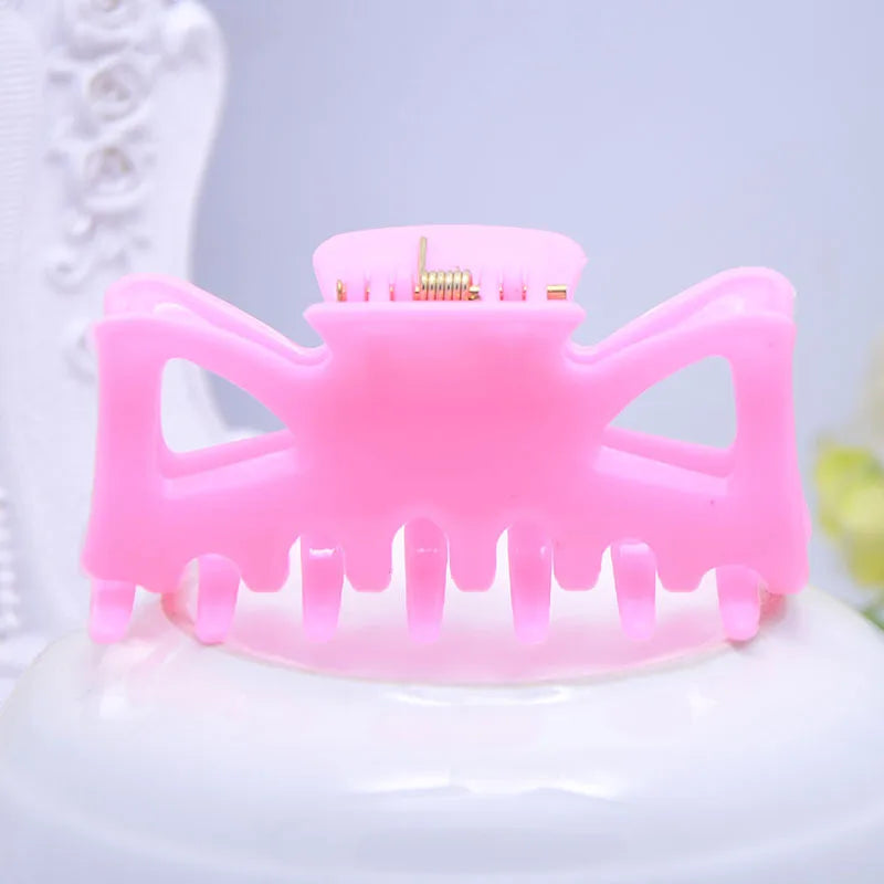 Women Hair Clip  Hairpins Candy colors Women Hair Crab Hair Claws Women Make UP Washing Tool Hair Accessories  7cm *3.5cm
