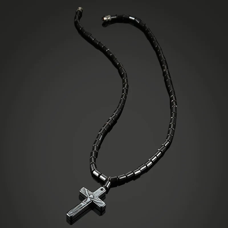 HipHop Fashion Cross Necklace For Women Crystal Zircon Men Necklace  Metal Chains Choker Jesus Pendants Jewelry Gift