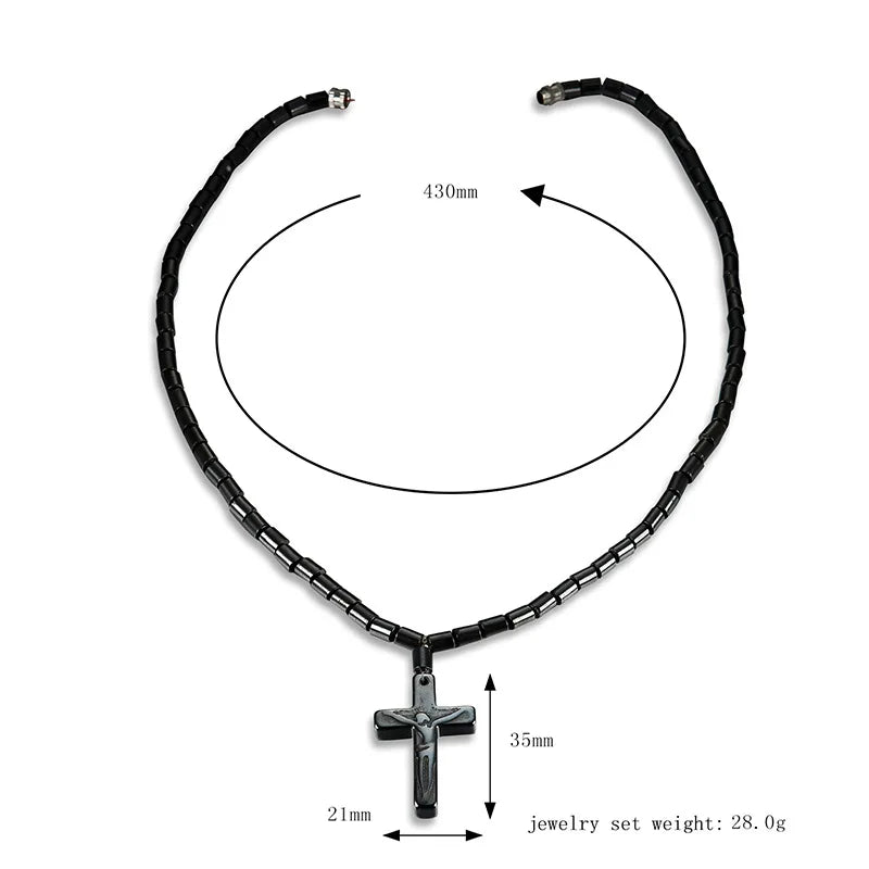 HipHop Fashion Cross Necklace For Women Crystal Zircon Men Necklace  Metal Chains Choker Jesus Pendants Jewelry Gift