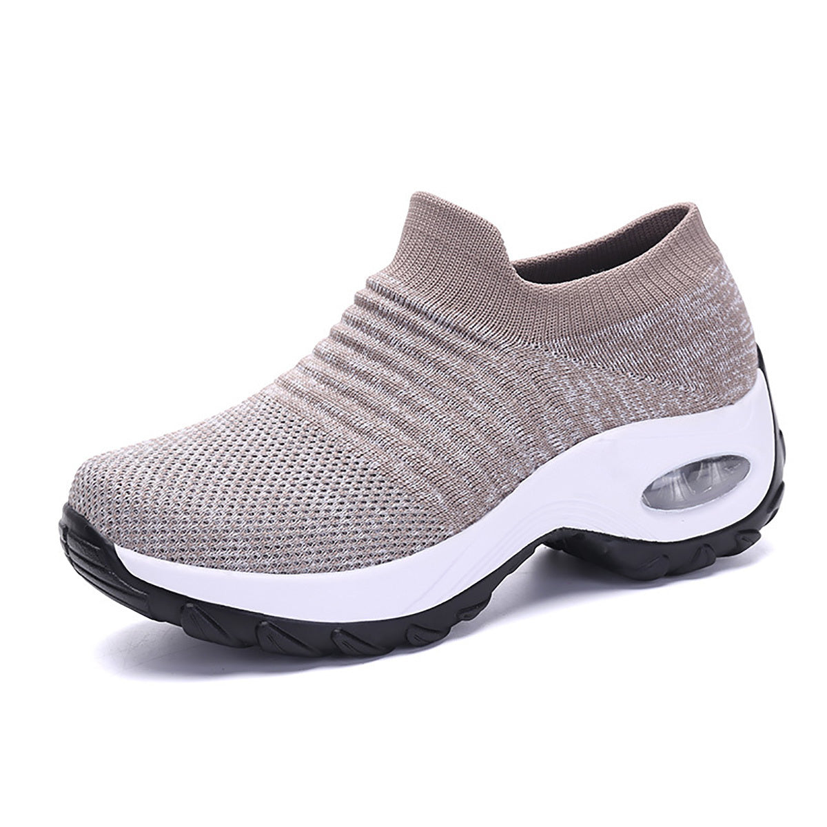 Women's Air Cushion Sole Chunky Sneakers - Lightweight Mesh Low Top Running Shoes - Breathable & Comfortable - For Women - Suitable for Running, Walking & Casual Wear - Great Gift for Fitness Enthusiasts