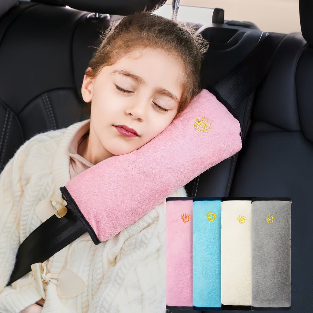1pc Car Automotive Seat Belt Cover Shoulder Cover Seat Belt Holder Cute Lengthened And Thickened Plush Safety Belt Shoulder Cover, Car Safety Shoulder Guard, Seat Belt Adjustment Retainer, Anti-Strangle Neck Seat Belt