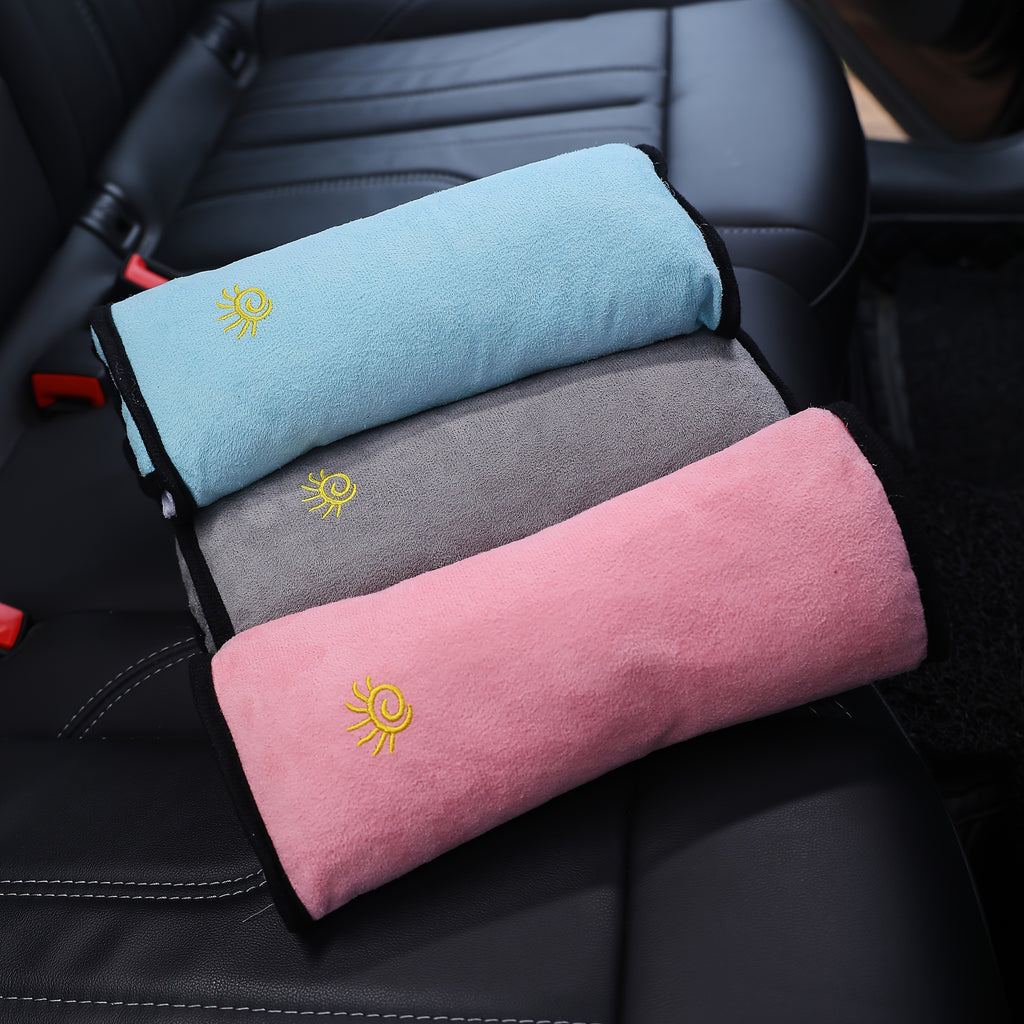 1pc Car Automotive Seat Belt Cover Shoulder Cover Seat Belt Holder Cute Lengthened And Thickened Plush Safety Belt Shoulder Cover, Car Safety Shoulder Guard, Seat Belt Adjustment Retainer, Anti-Strangle Neck Seat Belt